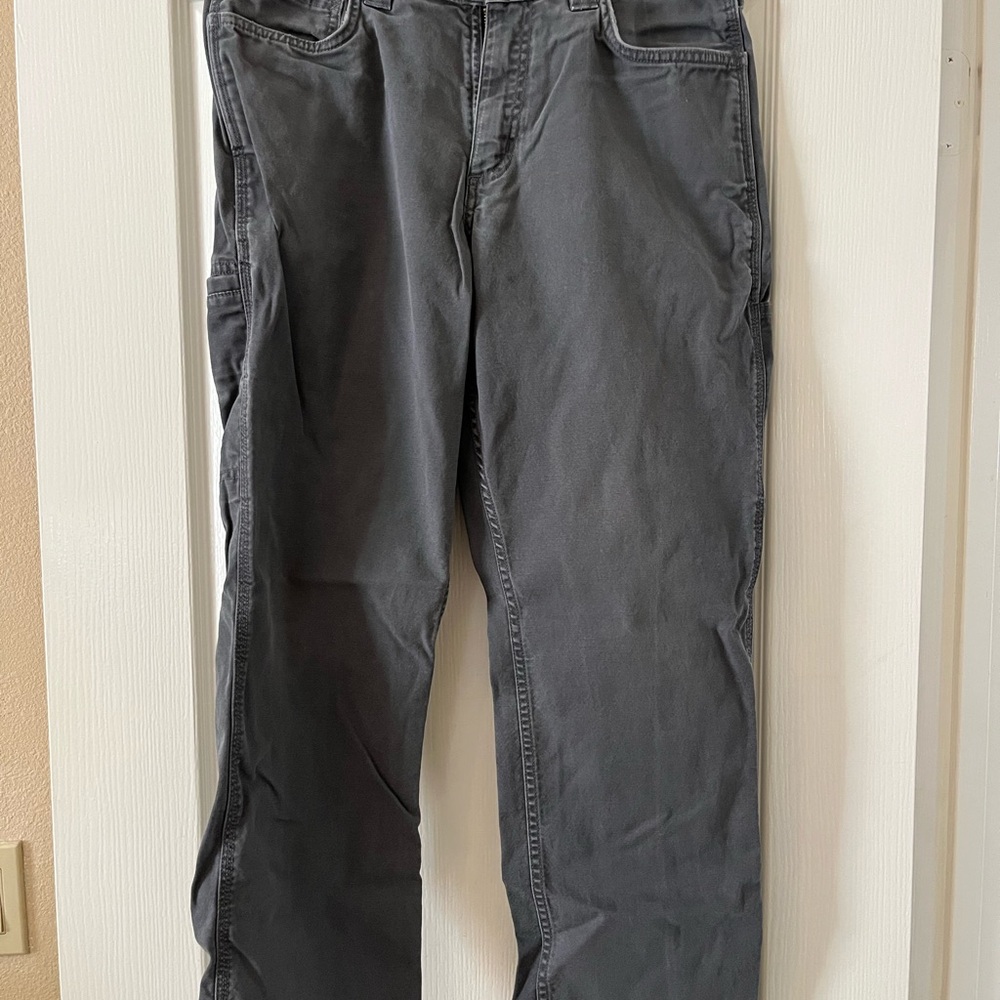 Men's carhartt Gray fire resistant pants